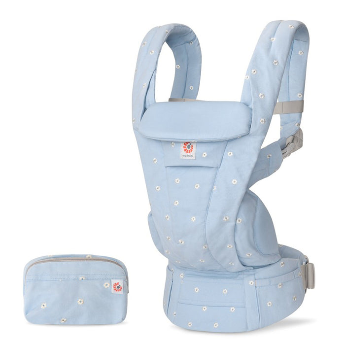 Ergobaby Omni Deluxe Soft Touch %100 Pamuklu (serene flowers) , 4 farklı taşıma pozisyonlu ergonomik kanguru , 0-4 yaş yeni doğan ve küçük çocuklar için