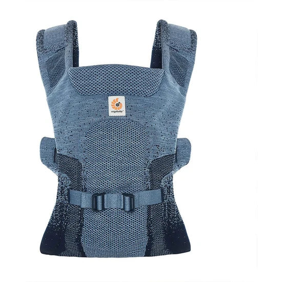 Ergobaby Aerloom Airflow (ocean blue ) , 3 farklı taşıma pozisyonlu ultra hafif kanguru , 0-3 yaş yeni doğan ve küçük çocuklar için