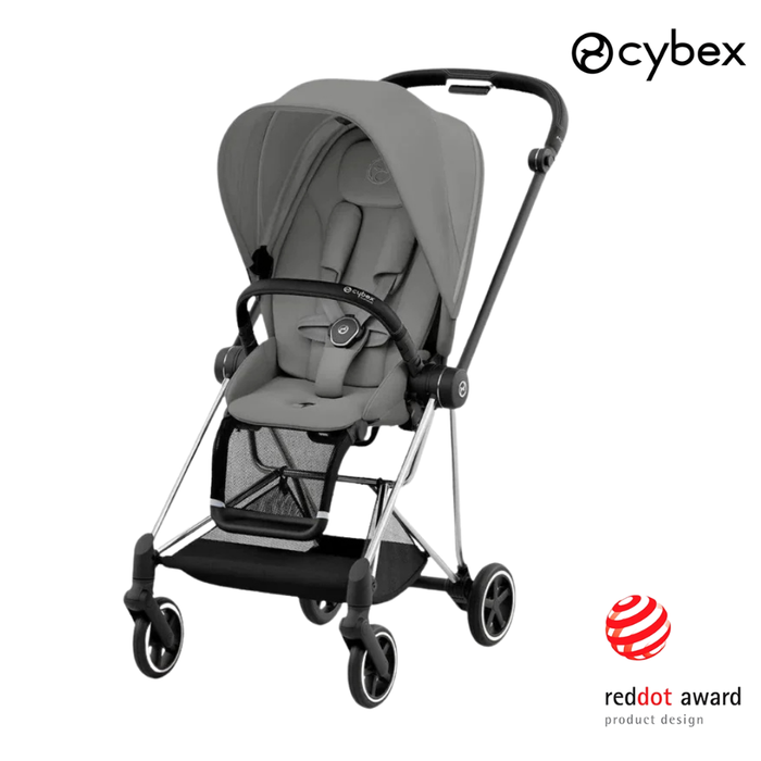 Cybex Mios (chrome black-mirage grey) <br> (ikonik lüks bebek arabası)
