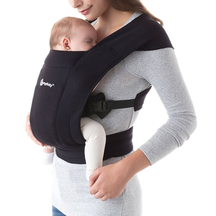 Ergobaby Embrace Soft Knit (pure black) , 3 farklı taşıma pozisyonlu , 0-1 yaş yeni doğan kangurusu