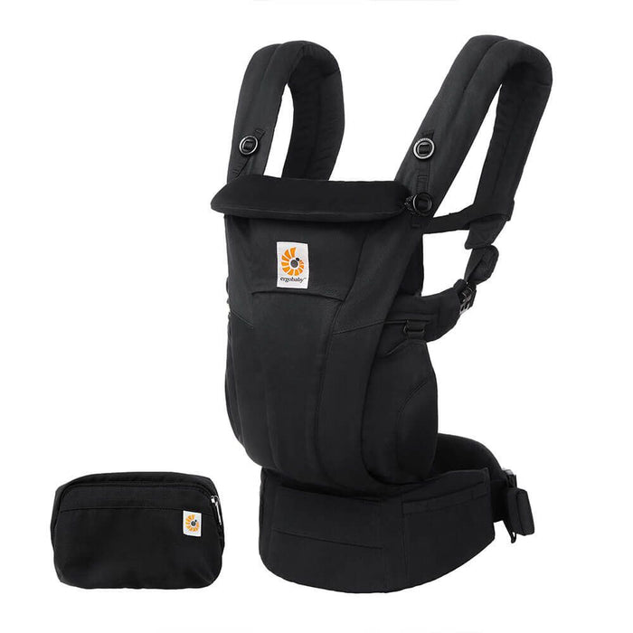 Ergobaby Omni Dream SoftTouch %100 Pamuklu (onxy black), 4 farklı taşıma pozisyonlu ergonomik kanguru , 0-4 yaş yeni doğan ve küçük çoçuklar için