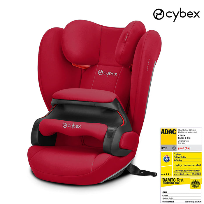 Cybex Pallas B Fix (dynamic red) <br> (Adac ödüllü latch bağlantı bebek oto koltuğu 9-36 kg)