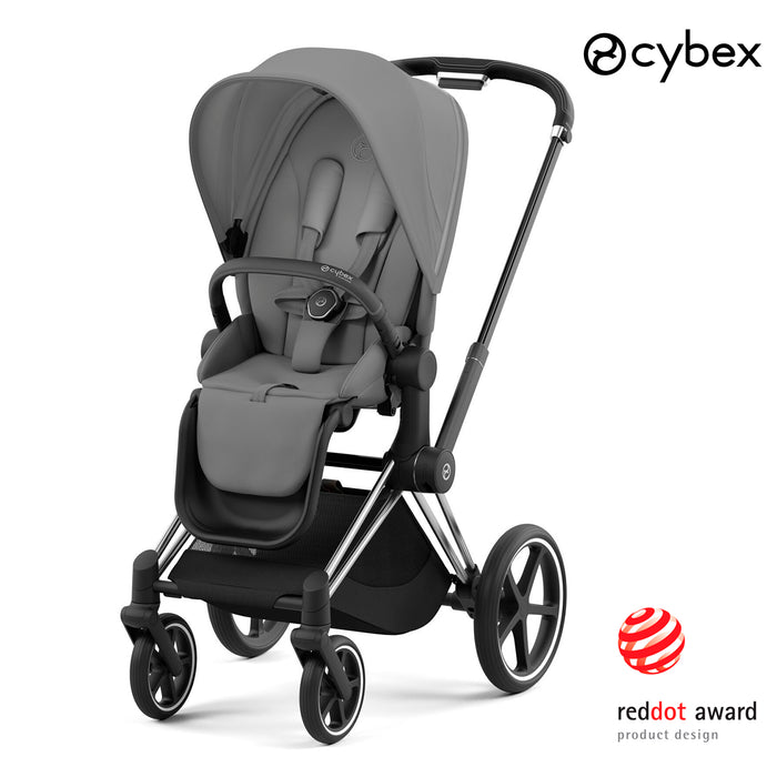 Cybex Priam (chrome black-mirage grey) <br> (ikonik lüks bebek arabası)