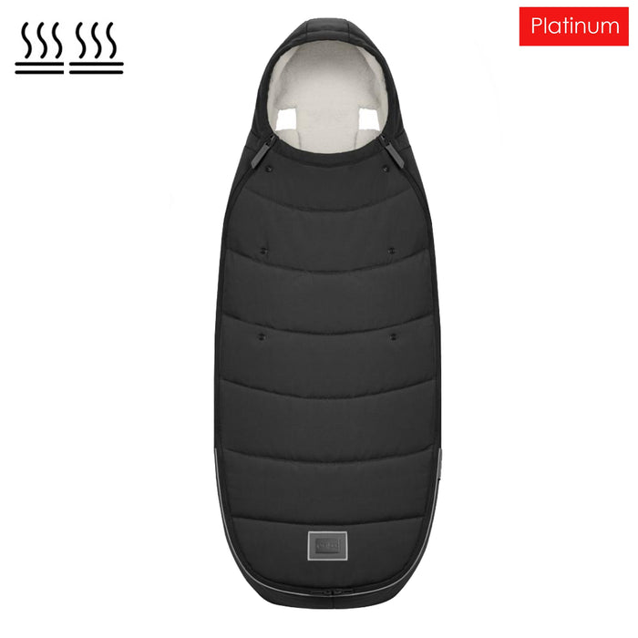 Cybex Platinum bebek arabası ayak tulumu <br> Tog 5 standardında ısıtma özelliği <br>(Cybex ve Bugaboo arabaları ile uyumlu)