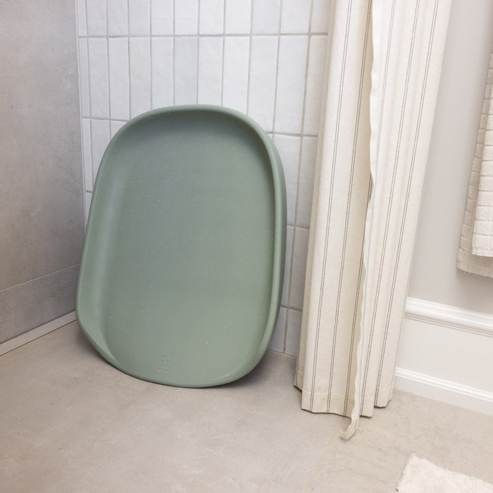 Sebra alt değiştirme minderi, Seagrass Green, kullanımda