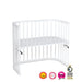 Babybay Maxi anne yanı beşik, beyaz