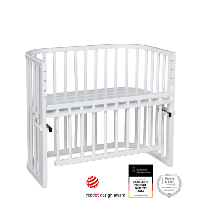 Babybay Maxi Comfort Plus anne yanı beşik, beyaz