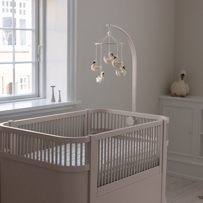 Sebra beşik Baby & Jr., Birchbark Rose, mobil askısıyla