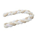 Babybay örgü yan koruma pedi, white/ivory/sand