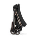 Cybex Mios Rosegold Sephia Black — katlanmış, kendi başına ayakta
