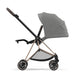 Cybex Mios Rosegold Mirage Grey — ebeveyne dönük, yatış pozisyonu