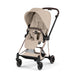 Cybex Mios Rosegold şase, Cozy Beige koltuk — bebek arabası