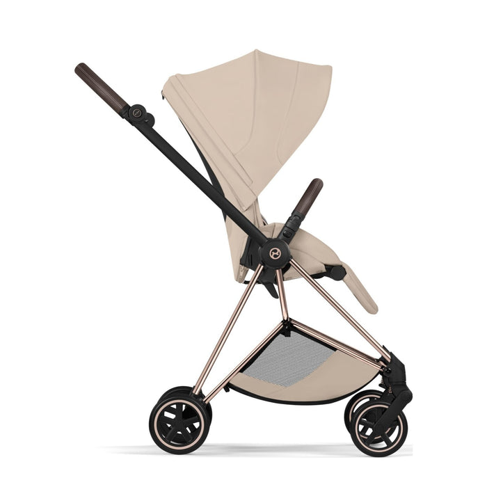 Cybex Mios Rosegold Cozy Beige — arkadan görünüm