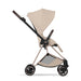 Cybex Mios Rosegold Cozy Beige — arkadan görünüm