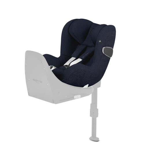 Cybex Sirona Z2 i-Size Plus Nautical Blue — ¾ açı (baza soluk gösterilmiştir; bu ürün bazasız satılır)