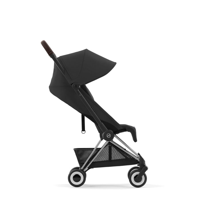 Cybex Coya Chrome Brown Sephia Black — yan görünüm