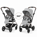 Cybex Eezy S Twist+2 Fog Grey 360 derece dönen oturma ünitesi
