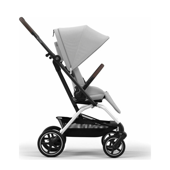 Cybex Eezy S Twist+2 360° Fog Grey bebek arabası — yan açı