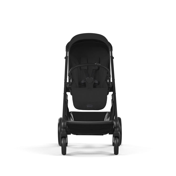 Cybex Balios S Lux Moon Black — önden görünüm