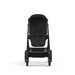 Cybex Balios S Lux Moon Black — önden görünüm