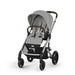 Cybex Balios S Lux Stone Grey bebek arabası — 45 derece görünüm