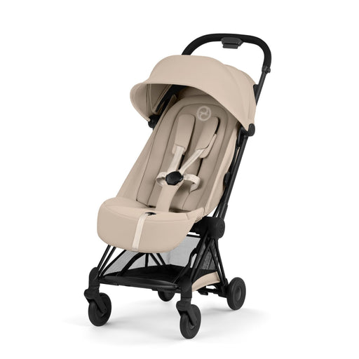 Cybex Coya Black Cozy Beige — 45 derece görünüm