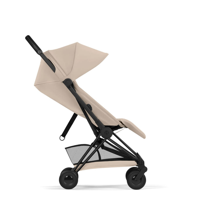 Cybex Coya Black Cozy Beige — yan görünüm