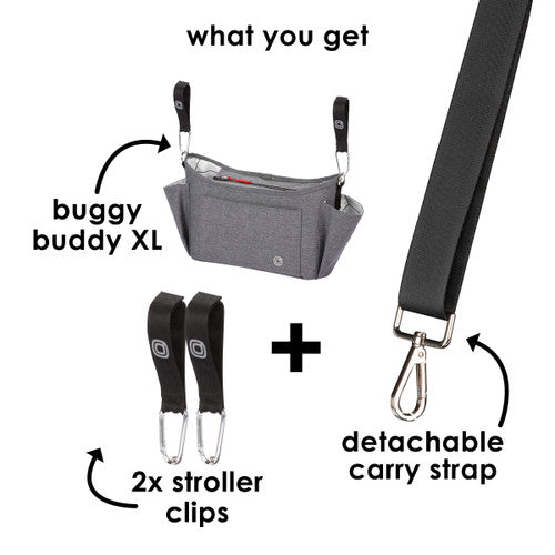 Diono Buggy Buddy 8'i 1 arada bebek arabası düzenleyici - Gri