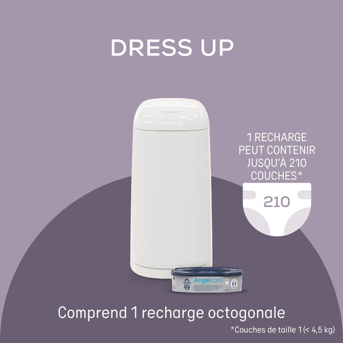 Angelcare Dress Up bebek bezi kovası — detay