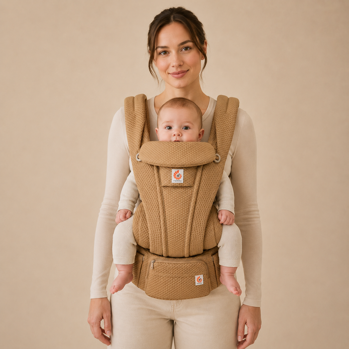 Ergobaby bebek taşıyıcı - Omni Deluxe Mesh (camel)