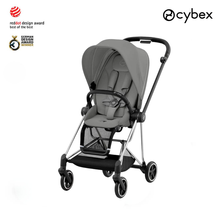 (mayıs 2025 teslim) Cybex Mios (chrome black-mirage grey) <br> (ikonik lüks bebek arabası)