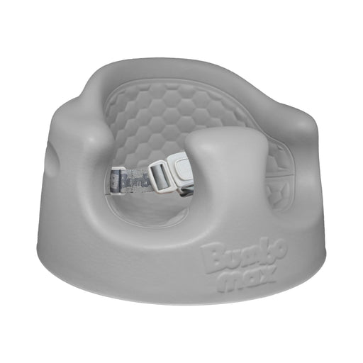 Bumbo Floor Seat Max Cool Grey bebek koltuğu — önden görünüm