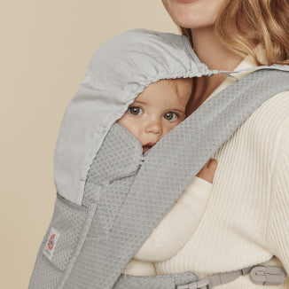 Ergobaby Omni Deluxe Mesh (Graphite Grey) , 4 farklı taşıma pozisyonlu ergonomik kanguru , 0-4 yaş yeni doğan ve küçük çocuklar için