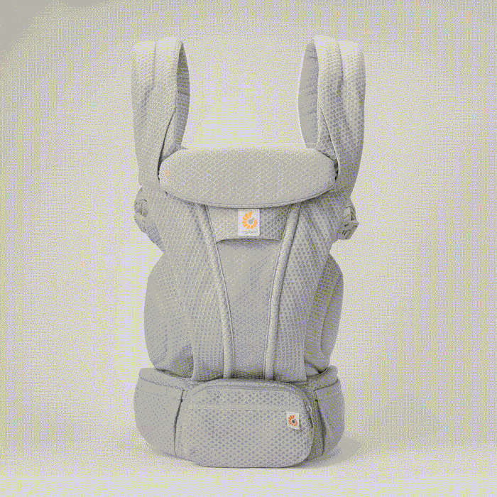 Ergobaby Omni Deluxe Mesh (natural beige) , 4 farklı taşıma pozisyonlu ergonomik kanguru , 0-4 yaş yeni doğan ve küçük çocuklar için