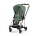 Cybex Mios Rosegold şase, Leaf Green koltuk — bebek arabası