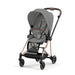 Cybex Mios Rosegold şase, Mirage Grey koltuk — bebek arabası
