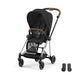 Cybex Mios Chrome Brown Sephia Black bebek arabası — adaptör dahil