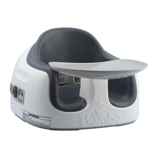 Bumbo Multi Seat Slate Grey çok amaçlı bebek koltuğu — önden görünüm