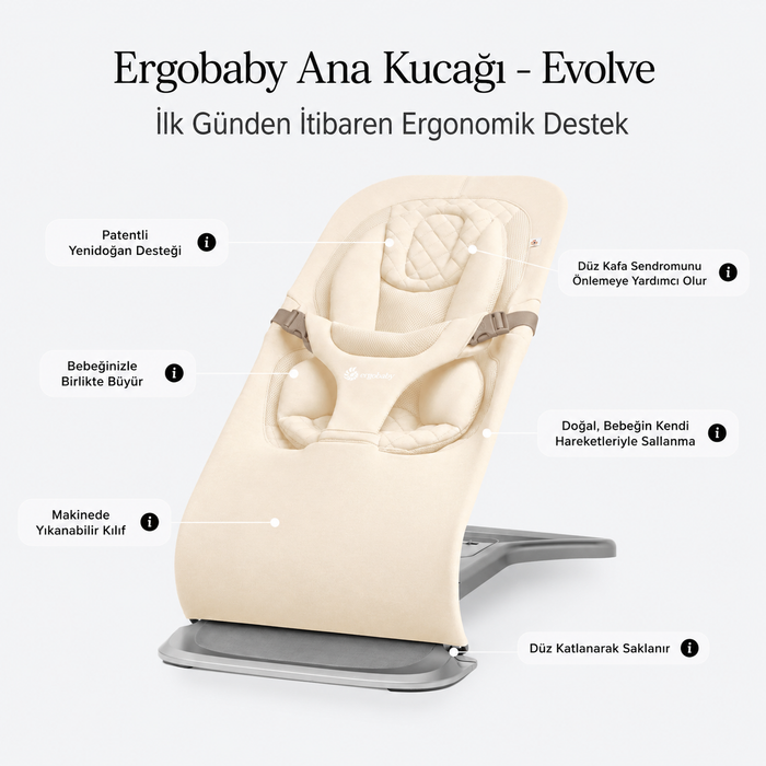 Ergobaby bouncer - Evolve (cream)