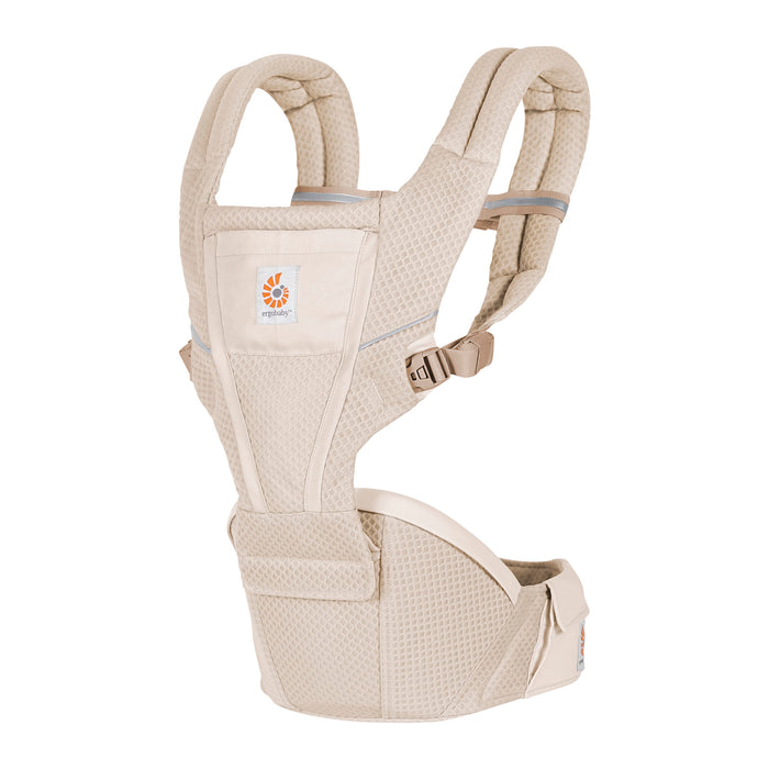 Ergobaby Hip Seat Alta Natural Beige bebek taşıyıcı — yan açı
