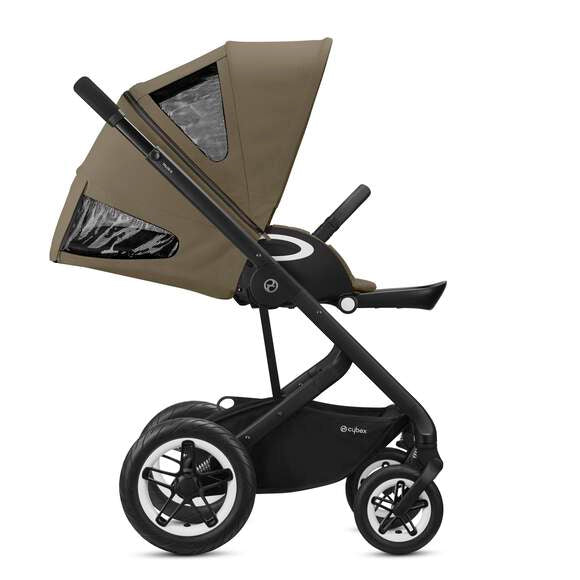 Cybex Talos S Lux (black-classic beige) <br> (konforlu bebek arabası)
