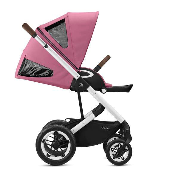 Cybex Talos S Lux (silver-magnolia pink) <br> (konforlu bebek arabası)
