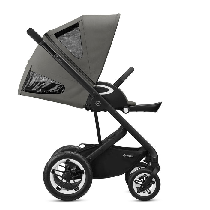 Cybex Talos S Lux (black-soho grey) <br> (konforlu bebek arabası)