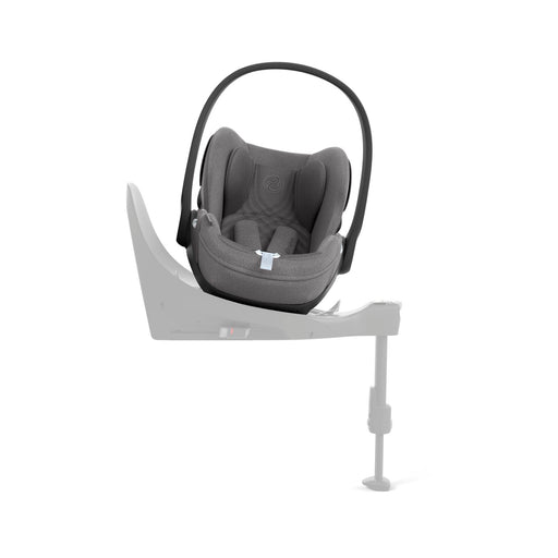 Cybex Cloud T i-Size Plus Mirage Grey — Base T'ye monteli görünüm