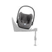 Cybex Cloud T i-Size Plus Mirage Grey — Base T'ye monteli görünüm