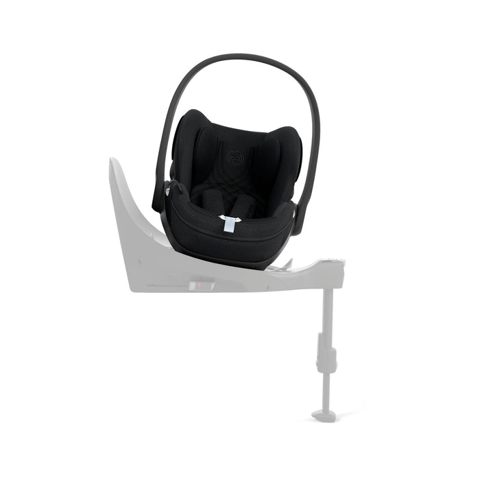 Cybex Cloud T i-Size Plus Sephia Black — Base T'ye monteli görünüm