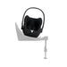 Cybex Cloud T i-Size Plus Sephia Black — Base T'ye monteli görünüm