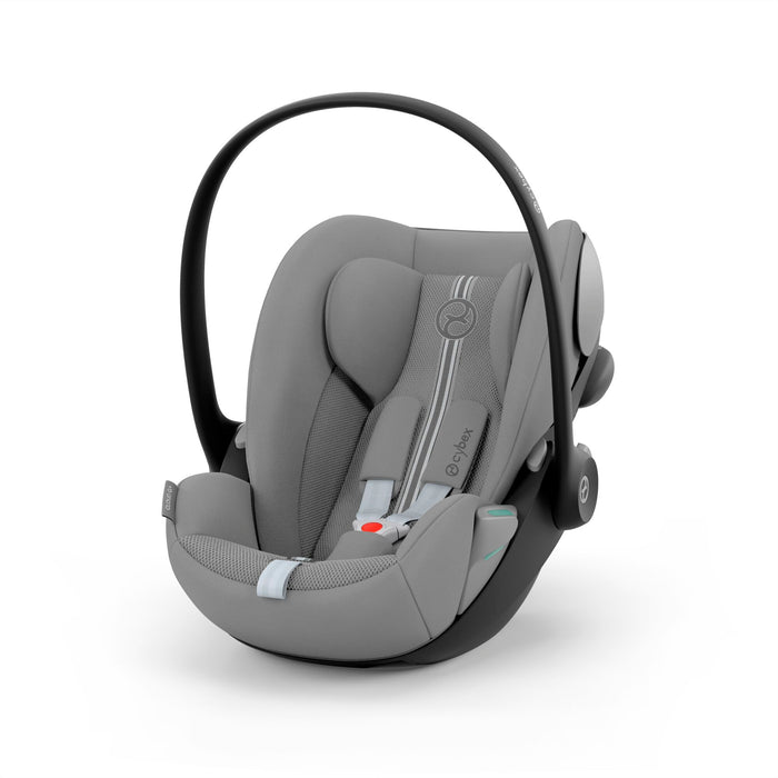 Cybex Cloud G i-Size Plus Stone Grey ana kucağı — ¾ önden görünüm