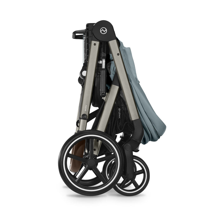 Cybex Balios S Lux Stormy Blue — katlanmış
