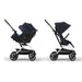 Cybex Eezy S Twist+2 Dark Blue — Aton ana kucağı ile travel sistem